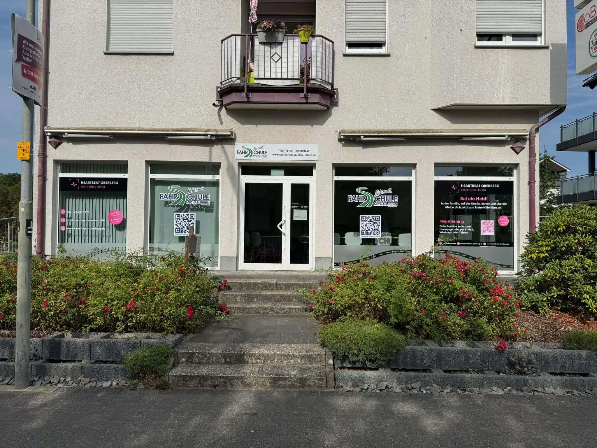 Warte- und Empfangsbereich der Fahrschule in Wiehl